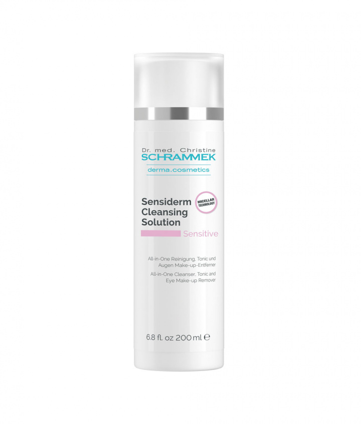 Sensiderm Cleansing Solution - 200 ml i gruppen Produkter / Serie / Sensitive hos Schrammek.se (Hudoteket AB) (457000)